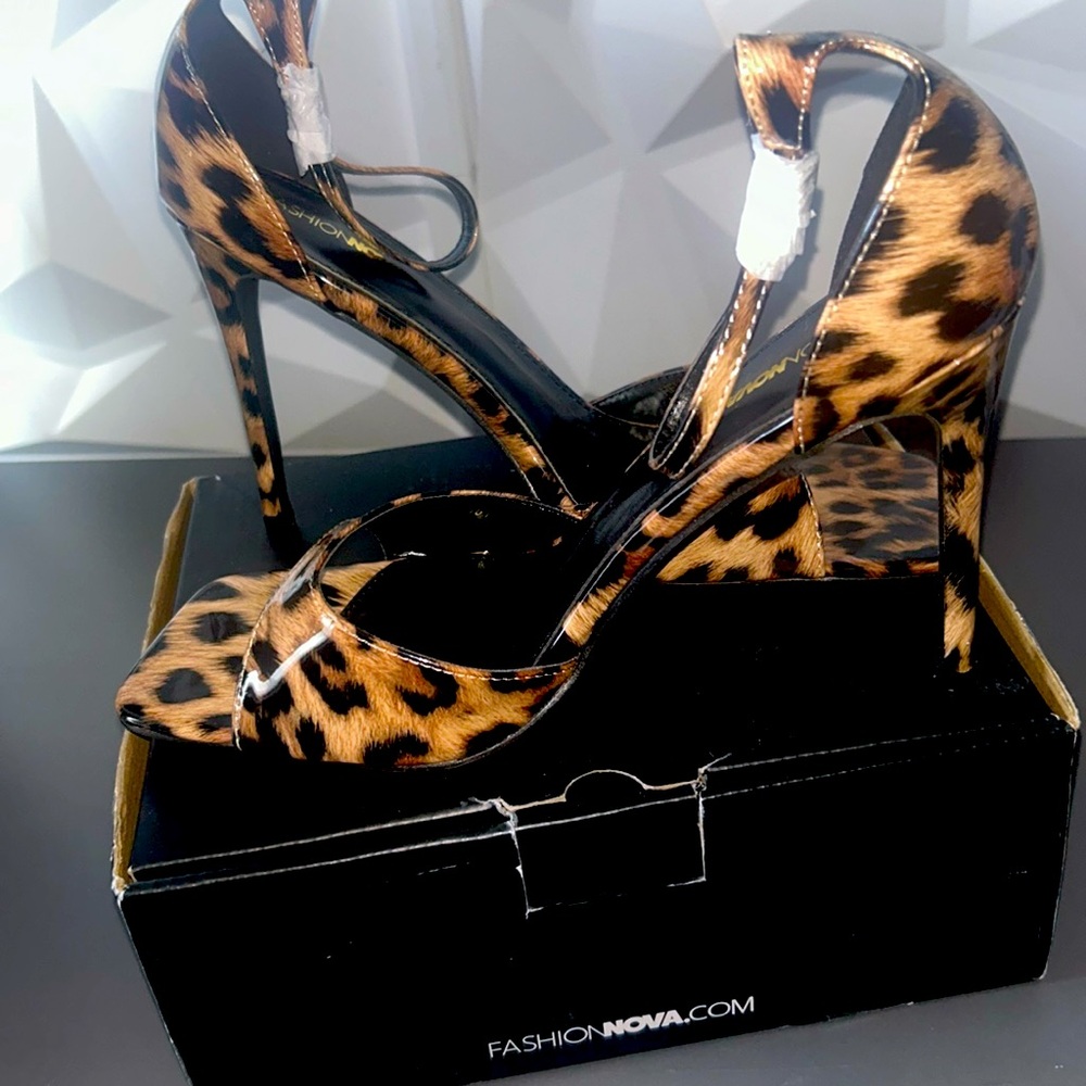 Leopard heels
